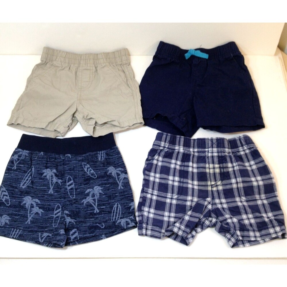 Baby Boys 18 Month Clothes Lot Of 4 Shorts Clean